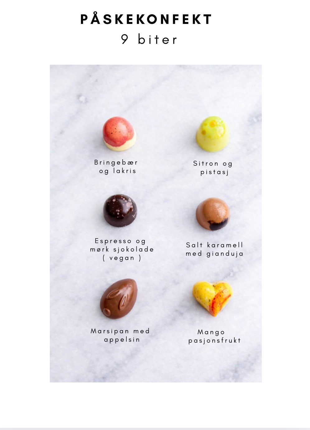 Påskekonfekt 9-biter