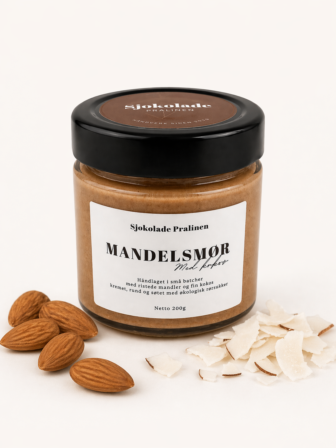 Mandelsmør med kokos