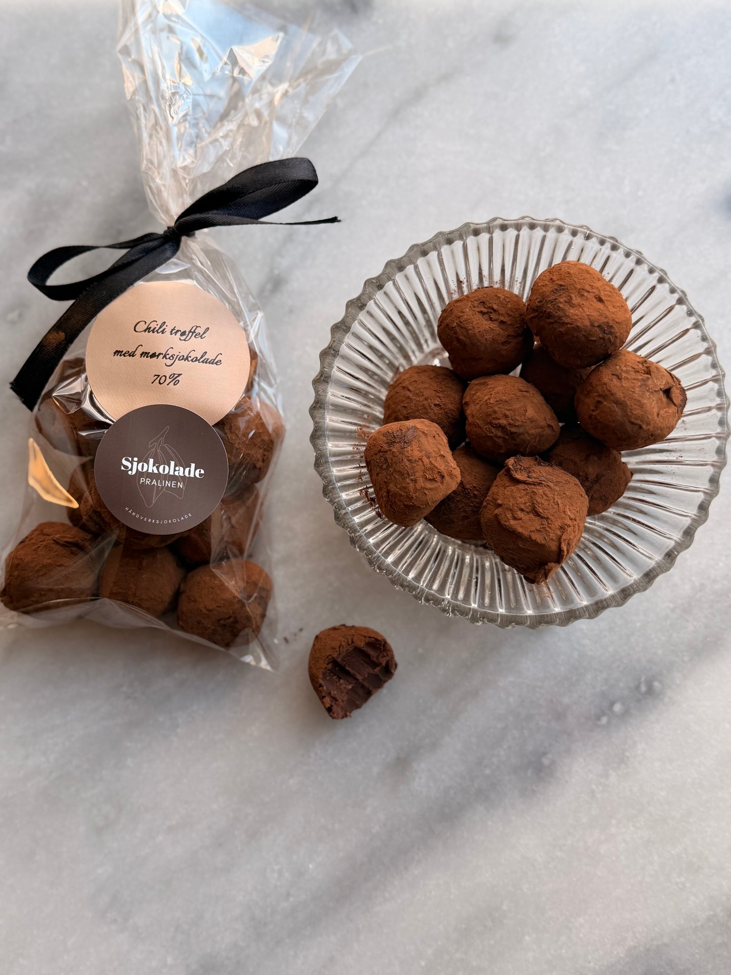 Trøffelkuler med chili