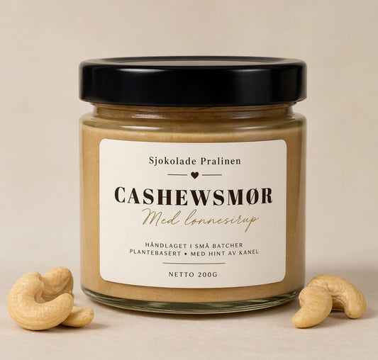 Cashewsmør med lønnesirup
