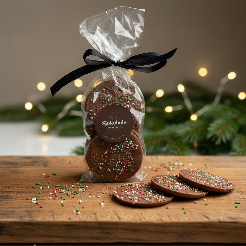 Melkesjokolade med julestrøssel